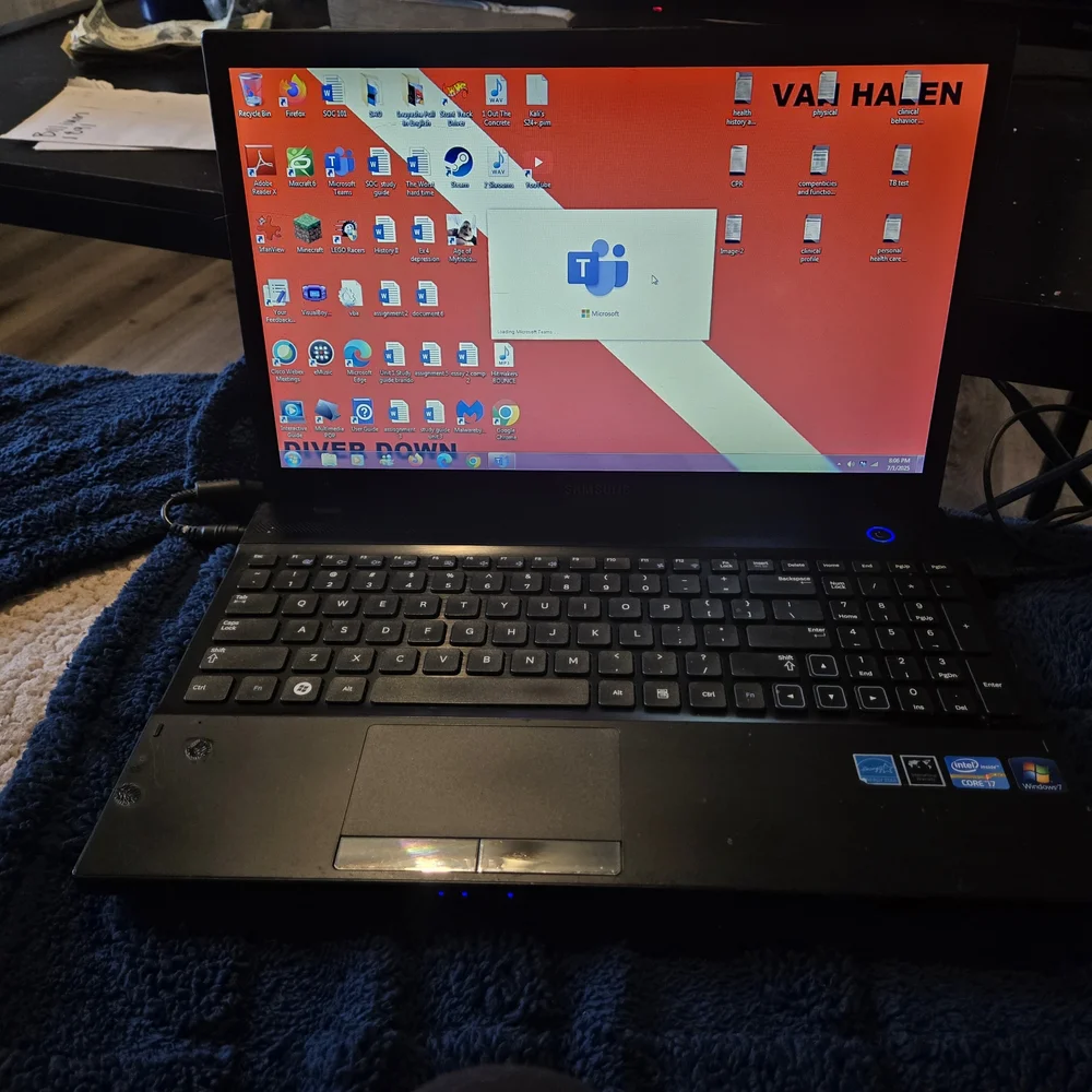 Samsung Sleek Black Laptop